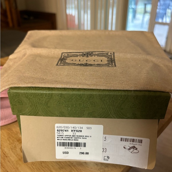 Gucci Girls Slides sz 33 ( 1 US size) - Picture 2 of 5